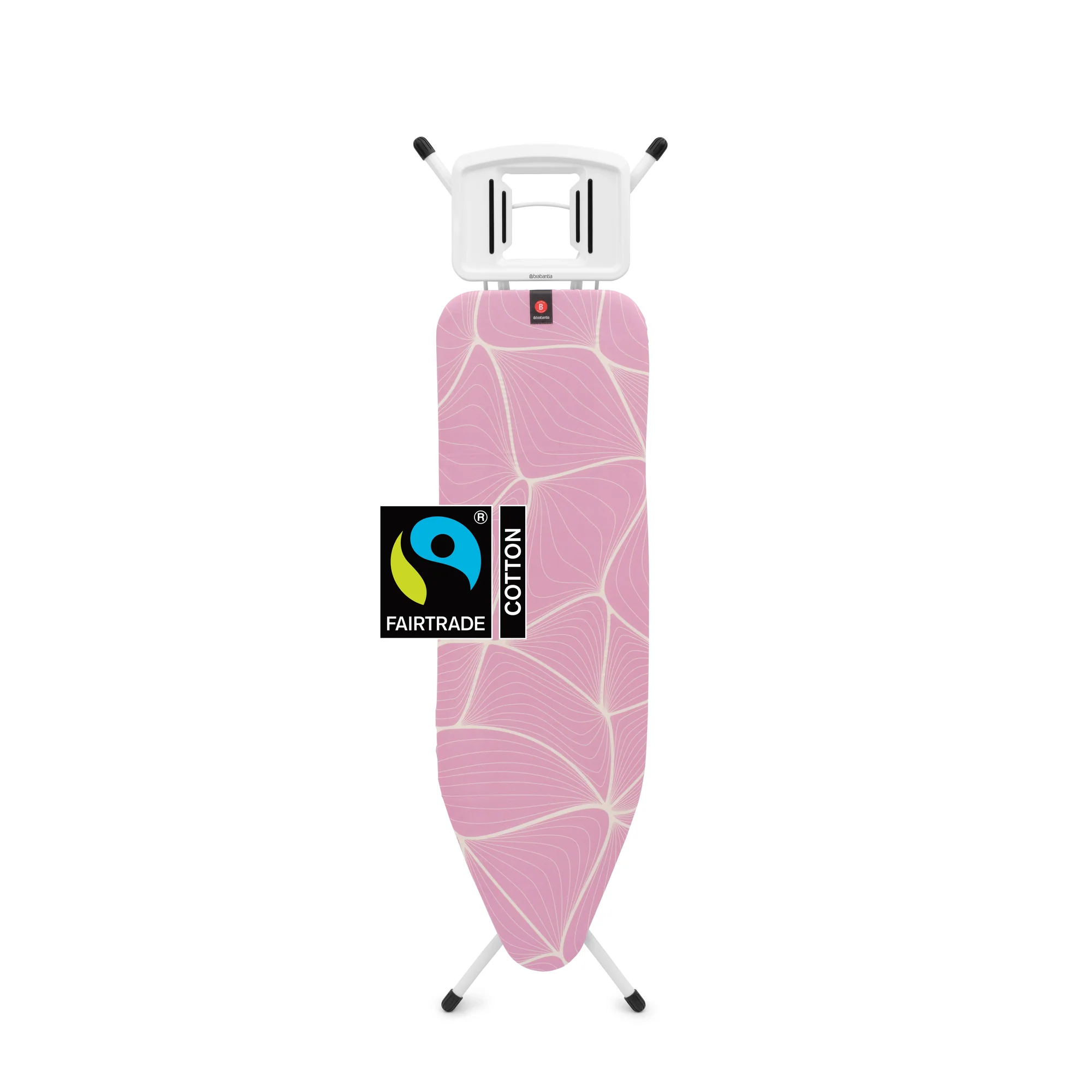 Brabantia Strijkplank B, 124x38 cm, strijkerhouder - Lilac Waves - Image 4