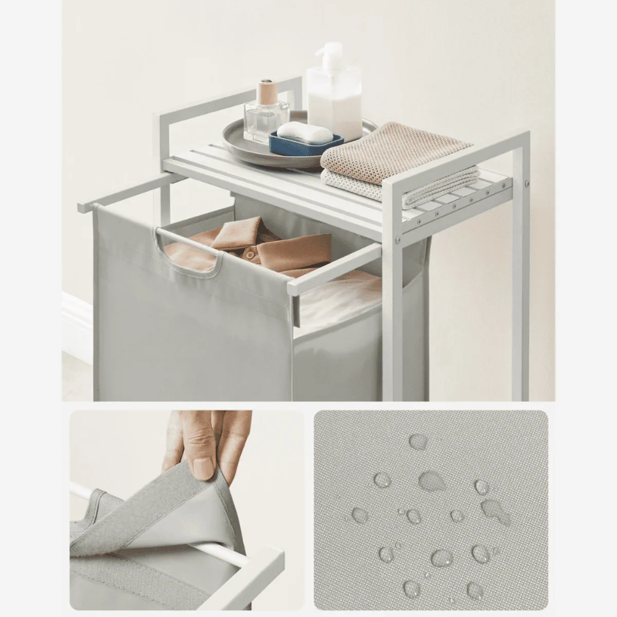 Calicosy - Wasmand 1 uitschuifbaar compartiment - H76 cm - Image 8