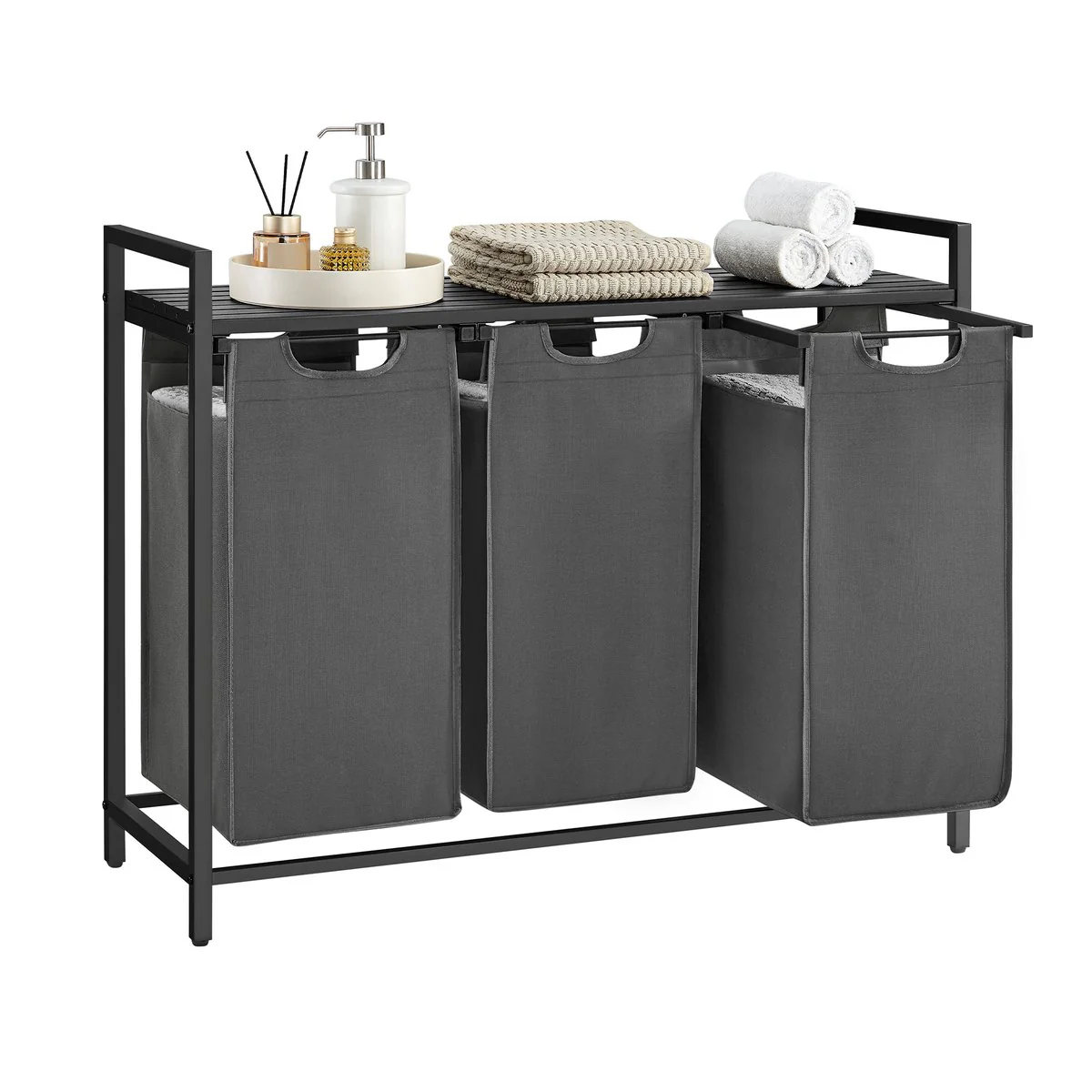 Calicosy - Wasmand 3 compartimenten - H72 cm - Image 4