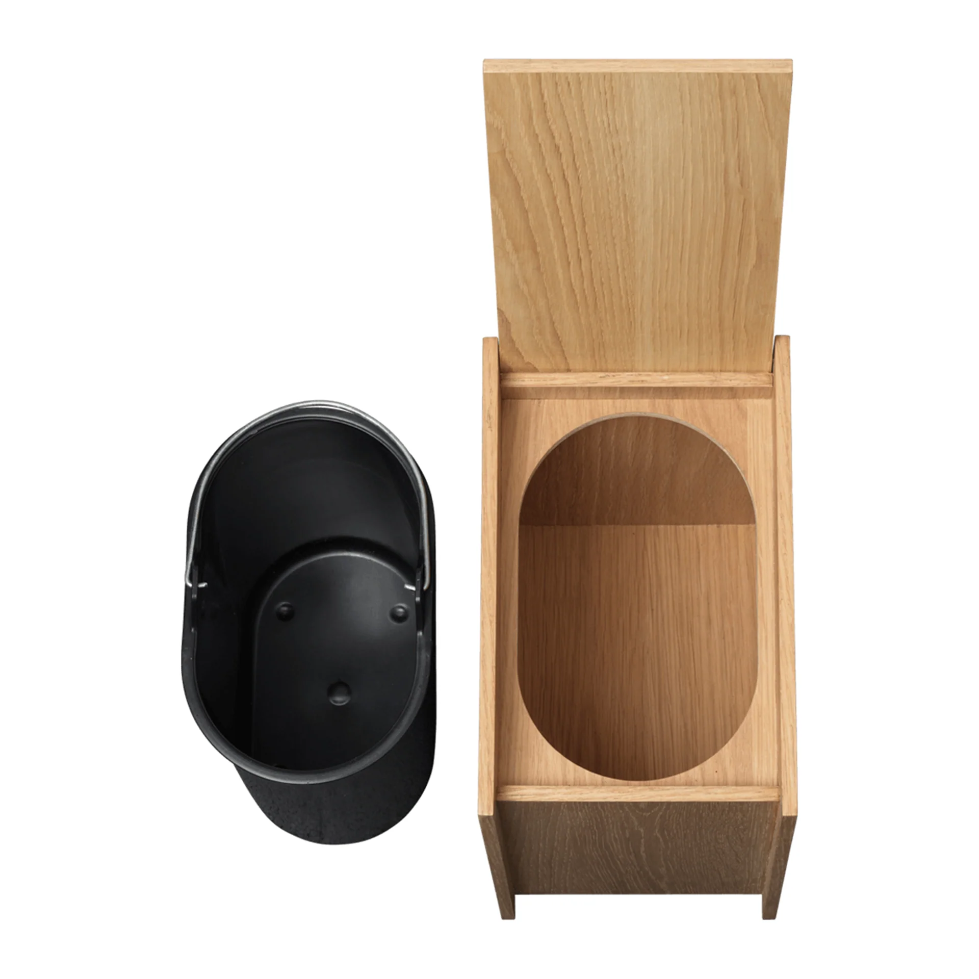 Ferm Living Sama Prullenbak - Oak - Image 4