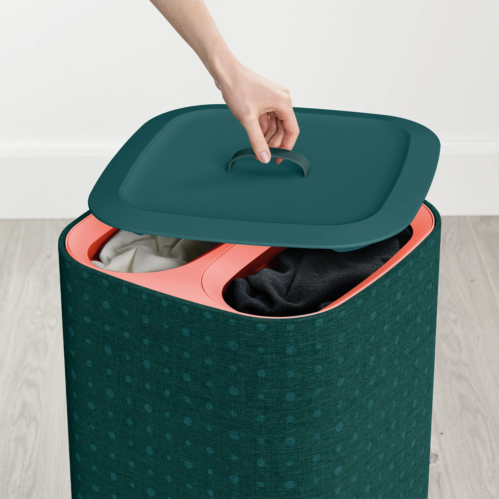 Joseph Joseph Tota Uno Wasmand 60 L - Turquoise - Image 3