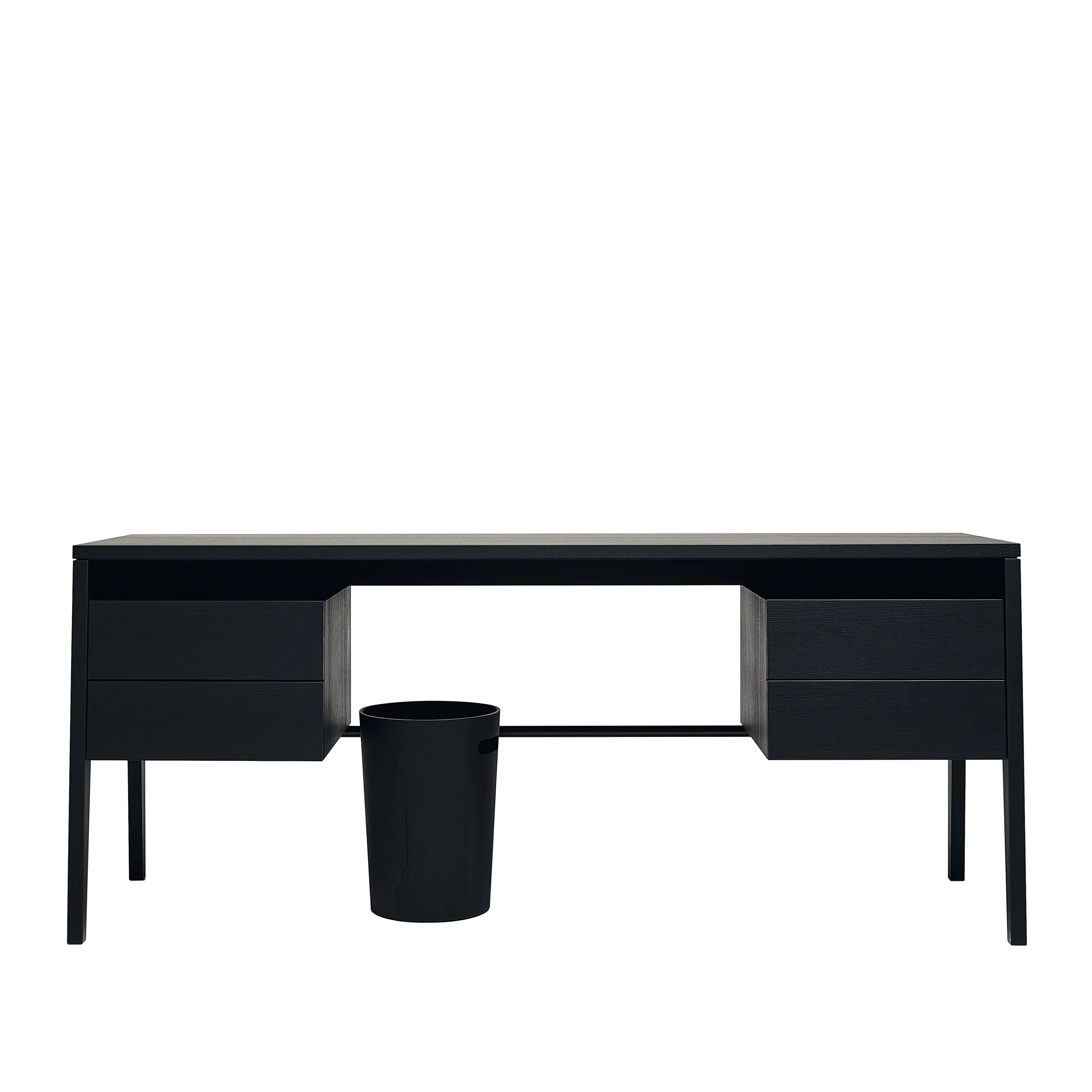 MINT Furniture Fineer MAND, 29 x 29 x 40 cm, Zwart gebeitst eiken - Image 4