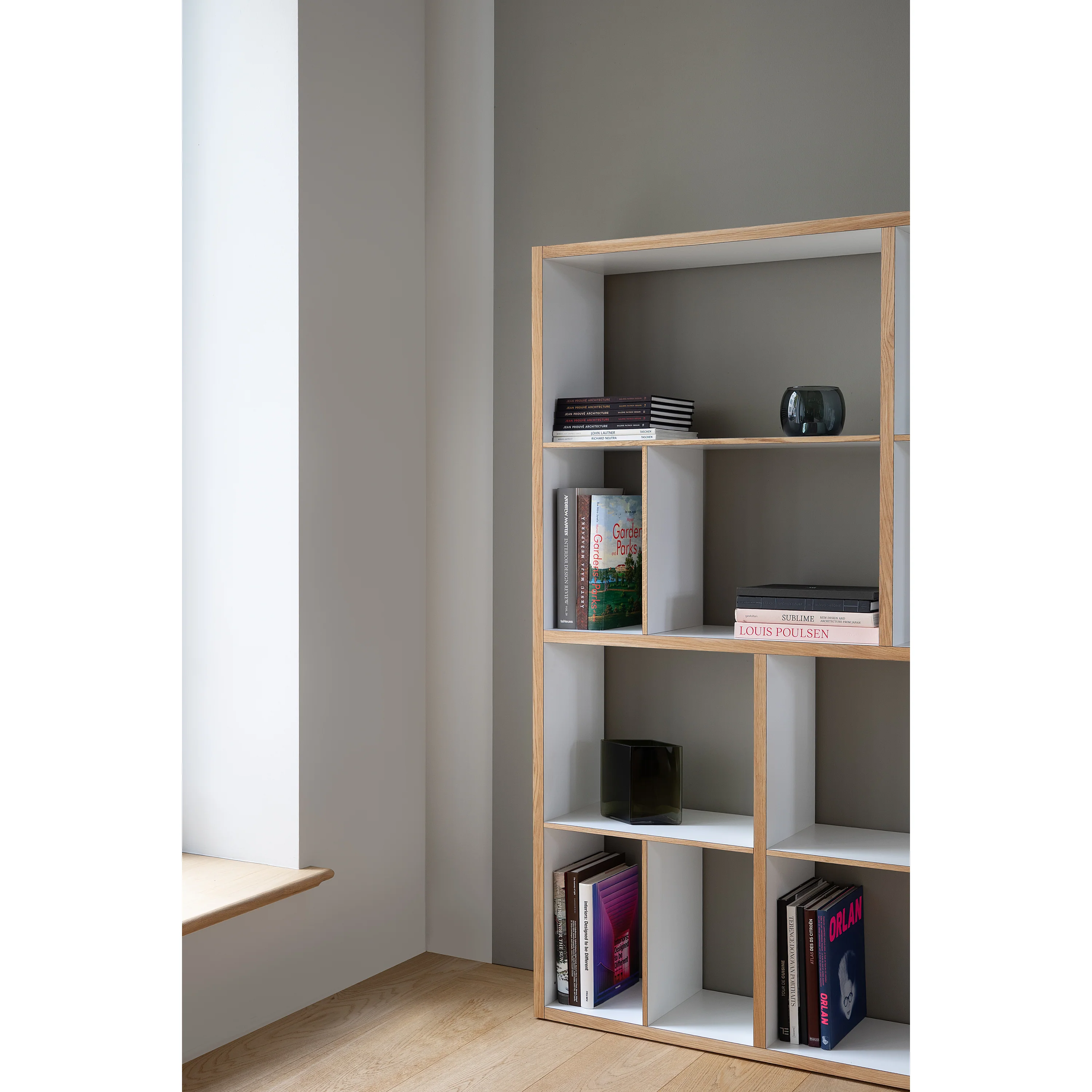 MINT Furniture KAST M 112 x 30 x 179 cm, eiken, wit ABET laminaat - Image 5