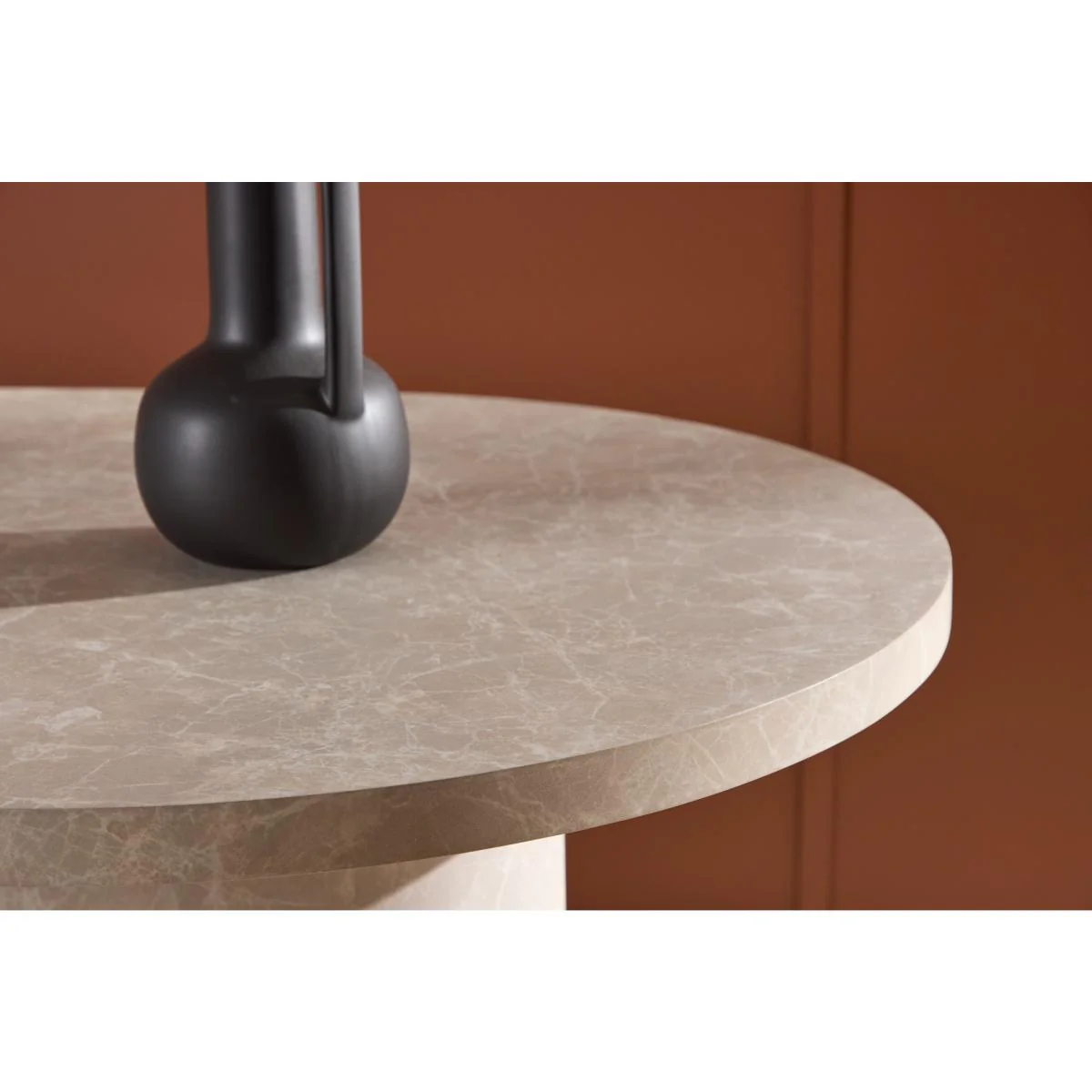 Svea - Antonio ovale eettafel - 100 x 200 cm - marmerlook - Image 4