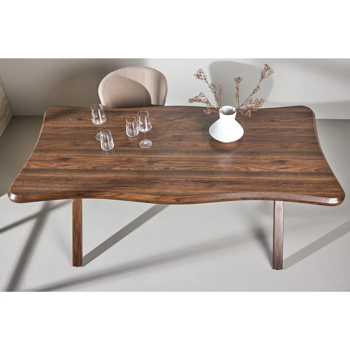 Svea - Malik organische eettafel - 180 x 90 cm - walnootlook - Image 3