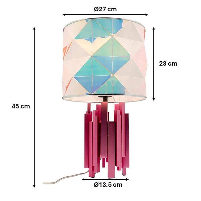 Tafellamp Coachella 45cm roze Kare Design - Image 3